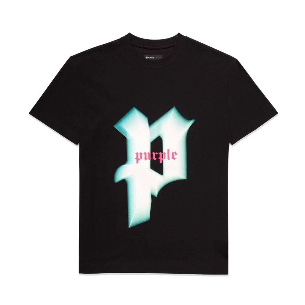 Purple Brand Black Zoom SS Tee